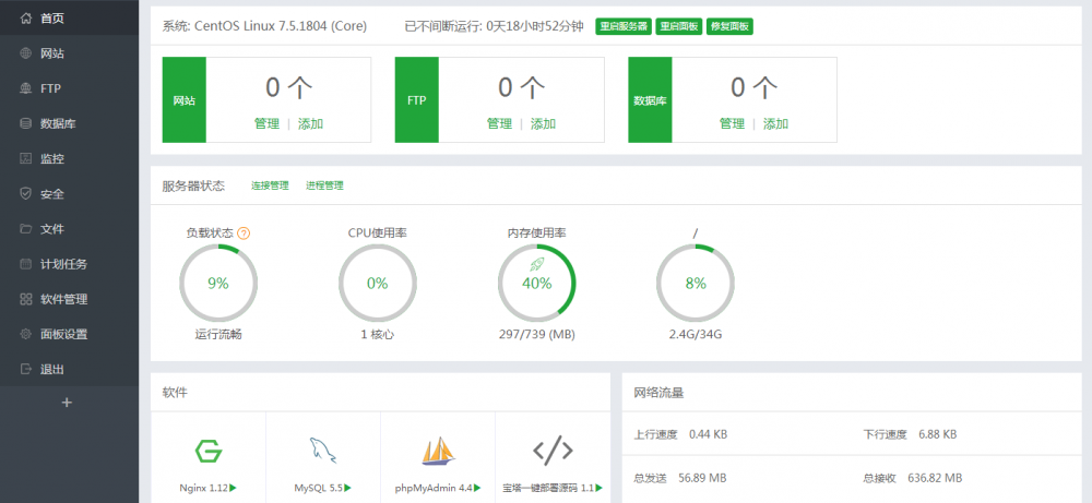 宝塔面板免费版详细的使用教程及专业版插件测评