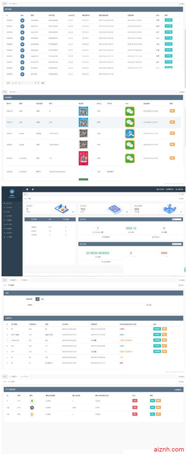 虚拟交易所完美版本+BTC|OTC|币币交易|带充值区块链交易所+钱包景蓝交易所