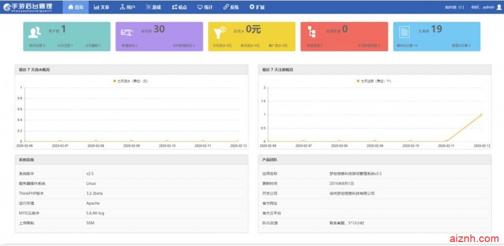 H5游戏联运推广平台 手机游戏推广系统PHP源码