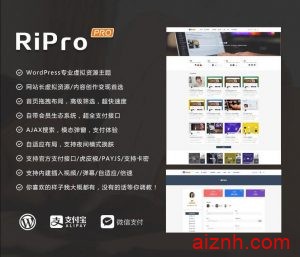 WordPress主题 RiPro 4.6 资源下载带美化包