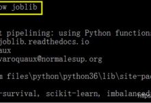 Python之joblib：joblib库的简介、安装、使用方法之详细攻略-爱站程序员基地