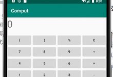 Android小项目 --- 简易计算器的设计与实现-爱站程序员基地
