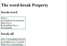 css word-wrap_CSS中分词“ break-all”和“ break-word”的值之间的差异-爱站程序员基地