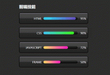 每日CSS_纯CSS制作进度条-爱站程序员基地