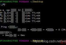 关于在git bash下使用ping ipconfig出现框框乱码的情况-爱站程序员基地