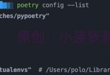 Python - poetry（3）配置项详解-爱站程序员基地