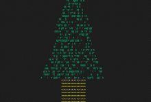 圣诞节文案，C语言画一个 blingbling 的圣诞树-爱站程序员基地