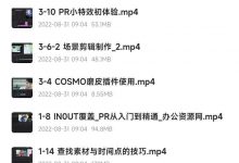 Pr速成3小时学会视频剪辑教程-爱站程序员基地